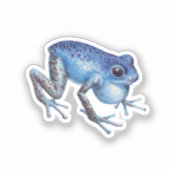 Sticker Grenouille à tarte aux fraises (Recto)