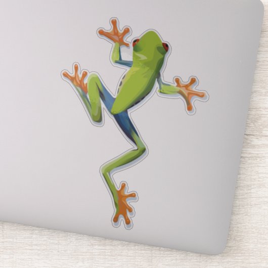 Sticker Grenouille-Arbre Amphibienne (Détail)
