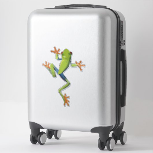 Sticker Grenouille-Arbre Amphibienne (Sur valise)