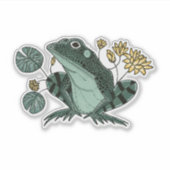 Sticker Grenouille de l'autocollant de l'étang (Devant)