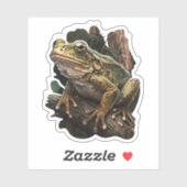 Sticker Grenouille forestière (Feuille)