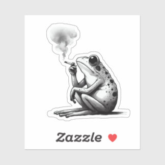 Sticker grenouille, grenouille tétée