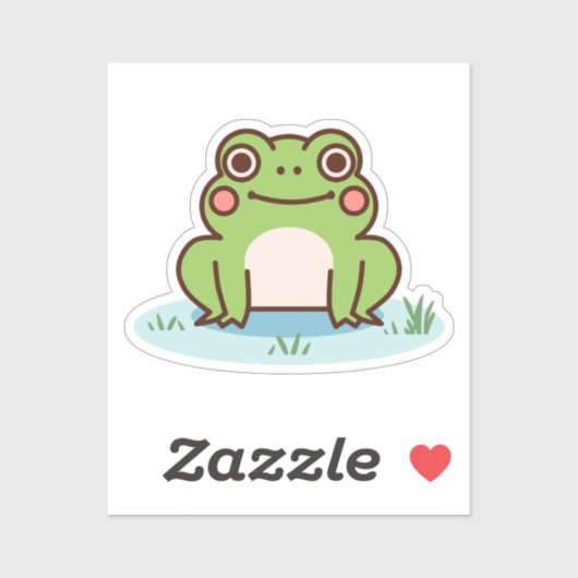 Sticker Grenouille mûre (Feuille)