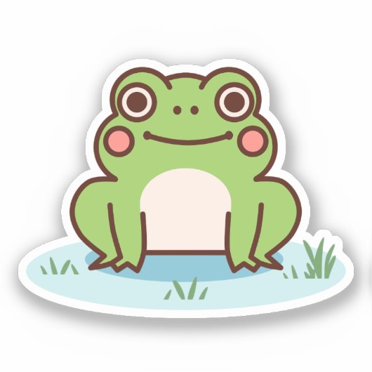 Sticker Grenouille mûre (Recto)