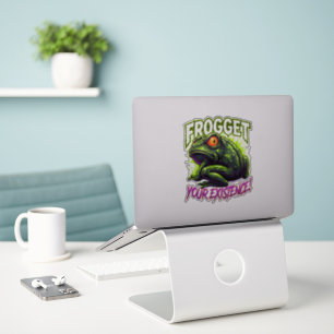 Sticker Grenouille sarcastique Oublie ton existence Mème d