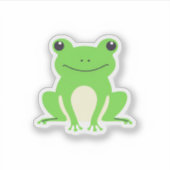 Sticker Grenouille verte (Devant)