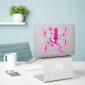 Sticker Grenouille verte de Thunder_Cove (Ordinateur portable sur le bureau)