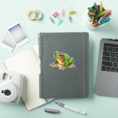 Sticker Grenouille verte étanche (Couverture iPad)