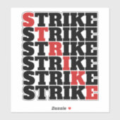 STICKER GRÈVE ! (Feuille)