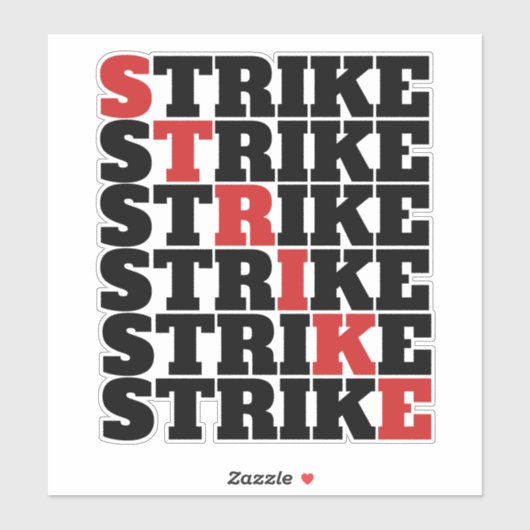 STICKER GRÈVE ! (Feuille)
