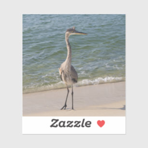 Sticker Grey Heron