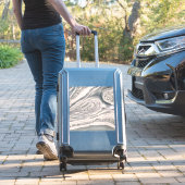 Sticker Grey liquid marble and crystal - pearl and silver (Valise Insitu)