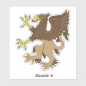 Sticker Griffin Rampant (Feuille)