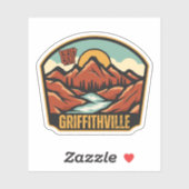 Sticker Griffithville, Arkansas (Feuille)