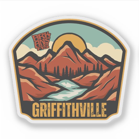 Sticker Griffithville, Arkansas (Devant)