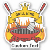 Sticker Grill King (Devant)