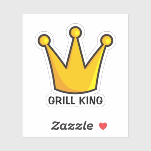 Sticker Grill King (Feuille)