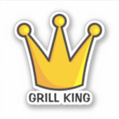 Sticker Grill King (Devant)
