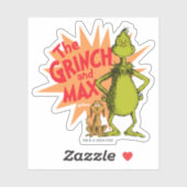 Sticker Grille | Grinch & Max Starburst (Feuille)