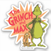 Sticker Grille | Grinch & Max Starburst (Devant)