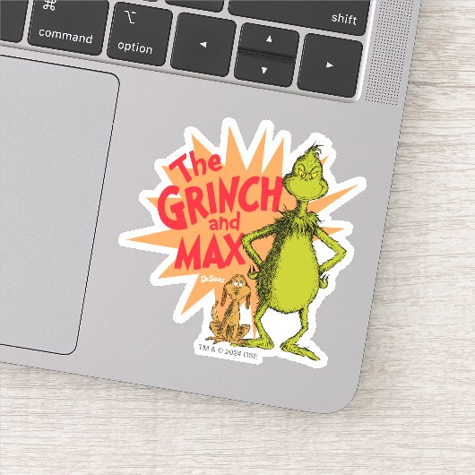 Sticker Grille | Grinch & Max Starburst (Détail)