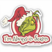 Sticker Grille | Je suis toujours en saison (Devant)