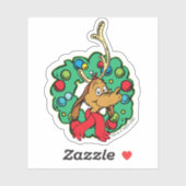 Sticker Grille | Max Christmas Wreath (Feuille)