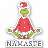Sticker Grille | Namaste Santa Claus (Devant)