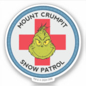 Sticker Grille | Patrouille de neige du mont Crumpit (Devant)