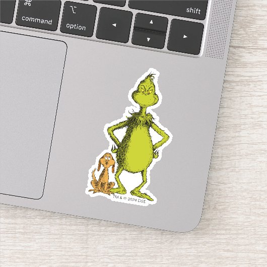 Sticker Grille | Position max. et Grinch (Détail)