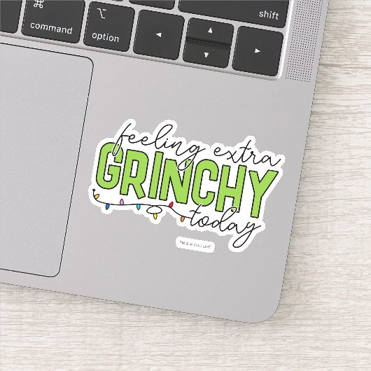 Sticker Grille | Sentiment de grinchy supplémentaire aujou (Détail)
