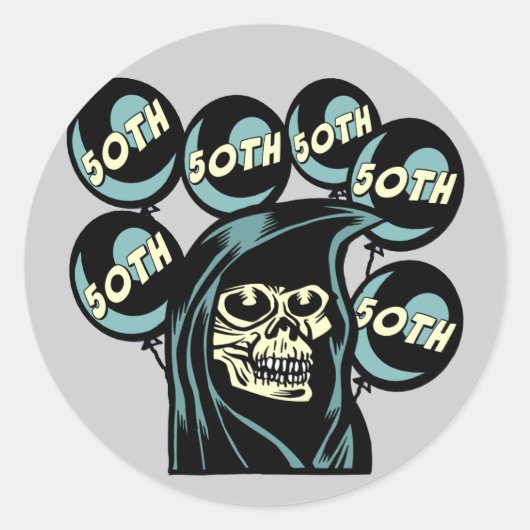 Sticker Grim Reaper 50e Anniversaire (Devant)