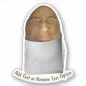Sticker Grimace de pomme de terre (Devant)