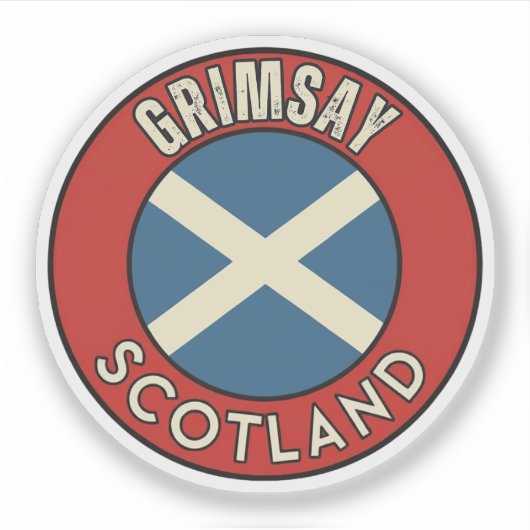 Sticker Grimsay, Écosse (Devant)