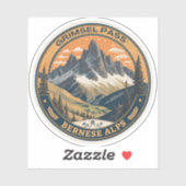 Sticker Grimsel Pass : Route des Alpes randonnées en Suiss (Feuille)