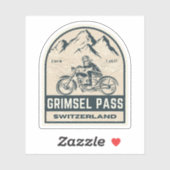 Sticker Grimsel Pass VTT suisse (Feuille)