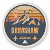Sticker Grimshaw (Alberta) (Devant)