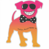 STICKER GRIN ET PORTE-LE (Devant)