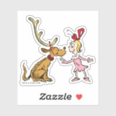 Sticker Grinch | Max & Cindy Lou Who (Feuille)