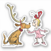 Sticker Grinch | Max & Cindy Lou Who (Devant)