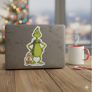 Sticker Grinch posture de Max et Grinch