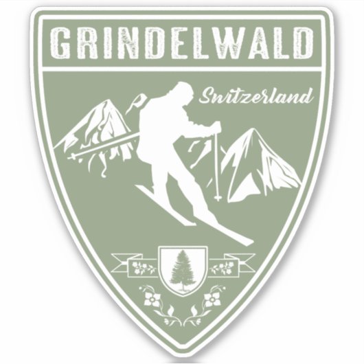 Sticker Grindelwald Suisse (Devant)