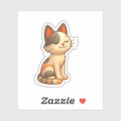 Sticker Gris et blanc (Feuille)