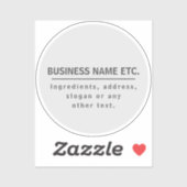 Sticker Gris multifonction transparent (Feuille)