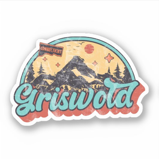 Sticker Griswold, Connecticut (Devant)