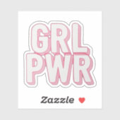 STICKER GRL PWR (Feuille)