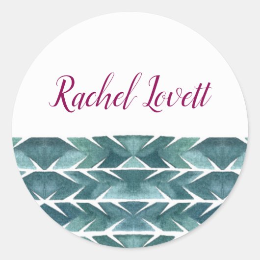 Sticker groene cactus texture (Voorkant)