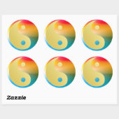 Sticker Groovin' Yin et Yang (Feuille)