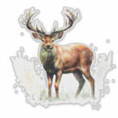 Sticker Gros Cerf Raté (Devant)