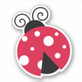 Sticker Gros insecte rouge (Devant)